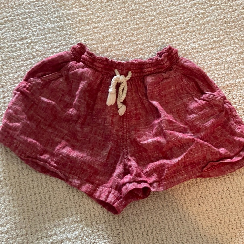 Red shorts